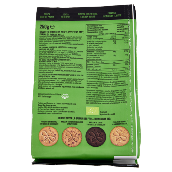 Mielizia Bio Frollini con 