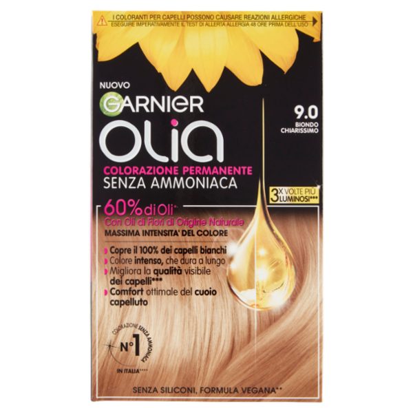 Garnier Olia Tinta Capelli, Senza Ammoniaca, Light blonde 90