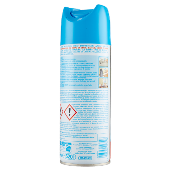 Citrosil Home Protection Spray Disinfettante con vere essenze di menta 300 ml