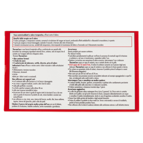 ThermaCare Fasce Autoriscaldanti Versatile XL Dolore Diffuso 2 pz