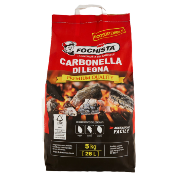 Fochista Carbonella di Legna Premium Quality 5 kg