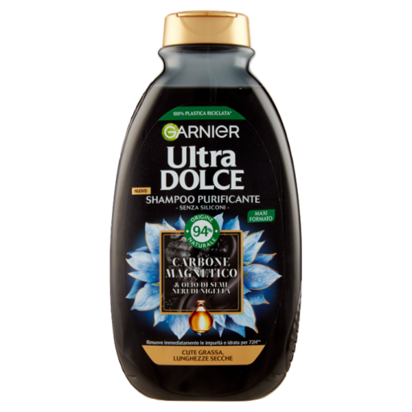 Garnier Ultra Dolce Carbone Magnetico Shampoo Purificante & Idratante 300 ml