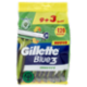 Gillette Rasoio Uomo Blue3 Sensitive Usa e Getta a 3 Lame, Confezione da 9 rasoi+3 Gratis = 12 Rasoi