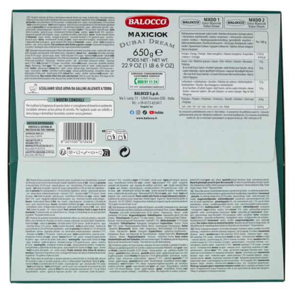 Balocco Maxiciok Dubai Dream 650 g