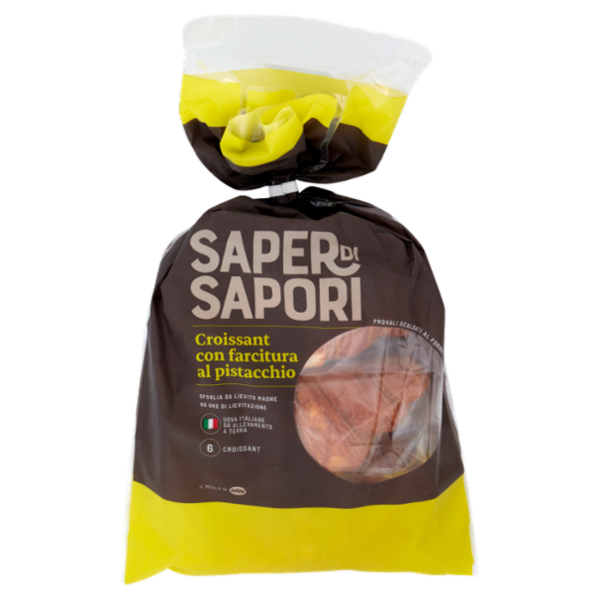 Selex Saper di Sapori Croissant con Farcitura al Pistacchio 6x55g