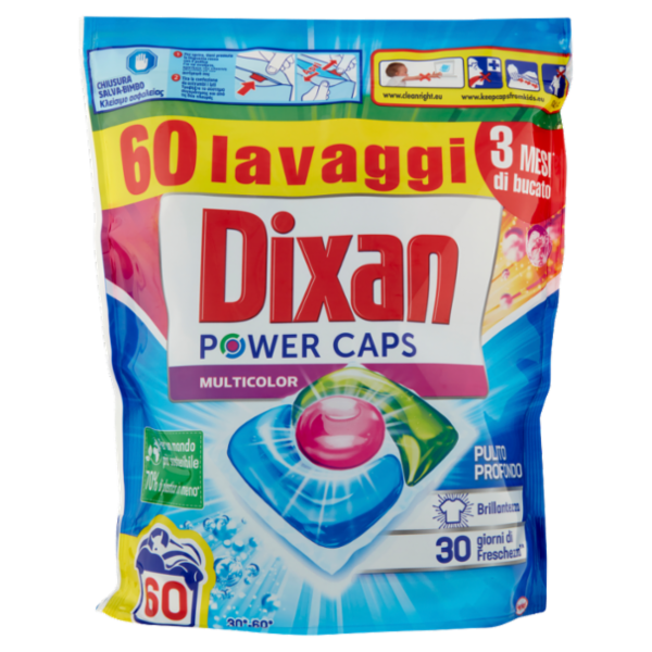 Dixan PowerCaps Color 60wl (900g)