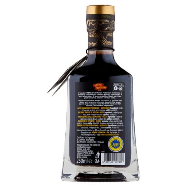 Monari Federzoni Aceto Balsamico di Modena IGP Invecchiato Gusto Intenso 250 ml
