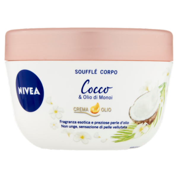 Nivea Soufflé Corpo Cocco & Olio di Monoi Crema Olio 200 ml
