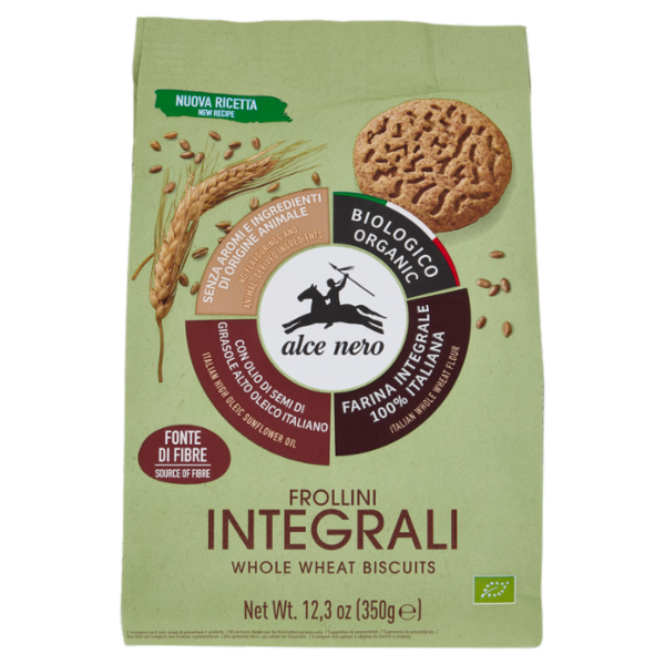alce nero Frollini Integrali 350 g