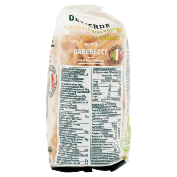 Delverde Integrale Biologica No 163 Caserecce 500 g