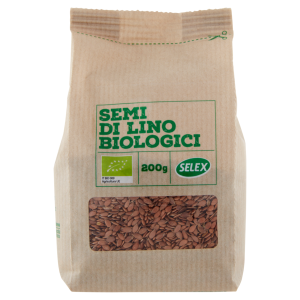 Selex Semi di Lino Interi Biologici 200 g
