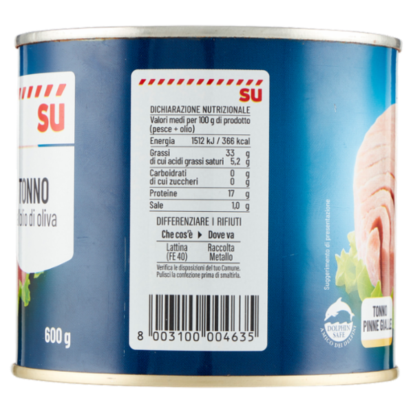 Sù Tonno all'Olio di Oliva 600 g