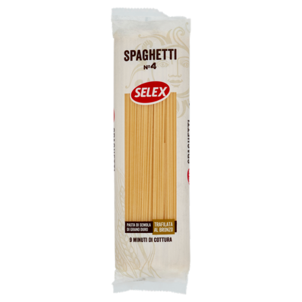 Selex Pasta di Semola Trafilata al Bronzo Spaghetti 500 g