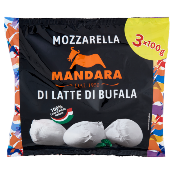 Mandara Mozzarella di Latte di Bufala 3 x 100 g