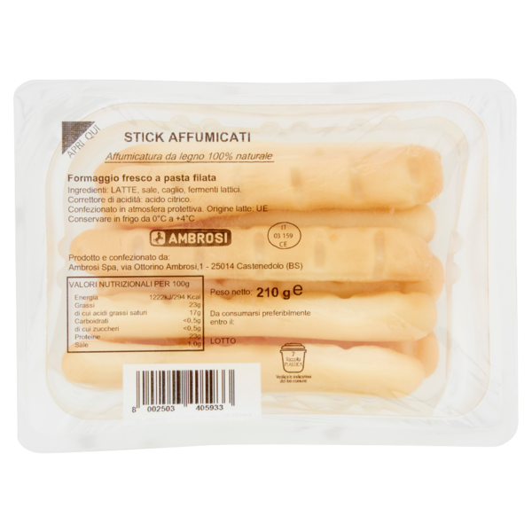 Ambrosi Stick Affumicati 210 g