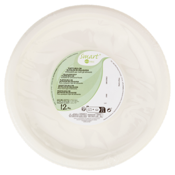Smart Ecotable Piatti ø23 cm 12 pz