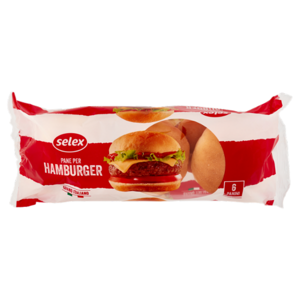 Selex Pane per Hamburger 6 pezzi 300 g