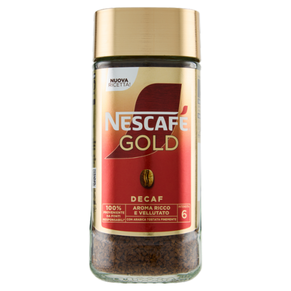 NESCAFÉ Gold Decaf Caffè Solubile Decaffeinato Barattolo 100g