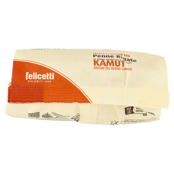 Felicetti Biologica Penne Rigate di Grano Khorasan a Marchio Kamut 500 g