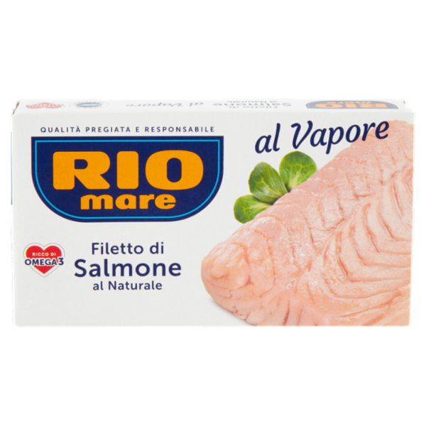 Rio mare Filetto di Salmone al Naturale al Vapore 150 g