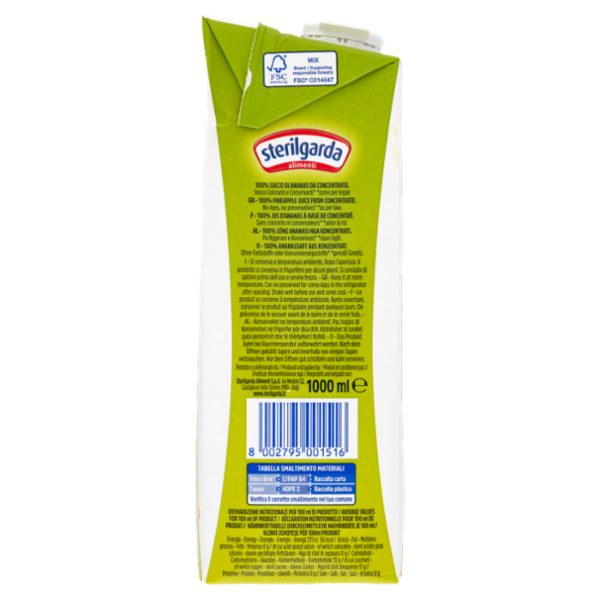 sterilgarda 100% Ananas 1000 ml