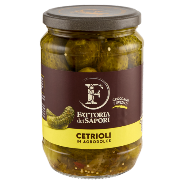 Fattoria dei Sapori Cetrioli in Agrodolce 670 g