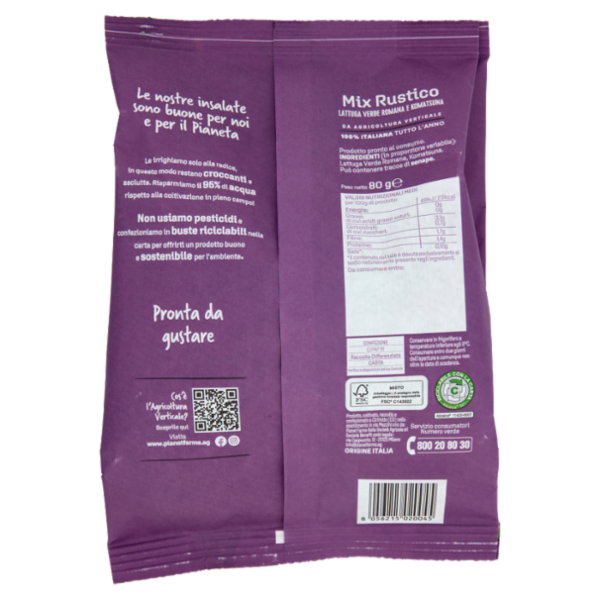 Planet Farms Frescaah Mix Rustico 80 g