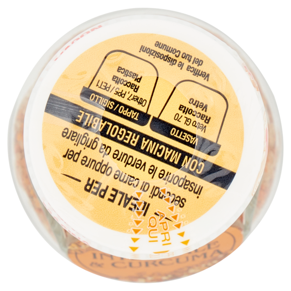 La Drogheria 1880 Sale Integrale & Curcuma con Macinello 50 g