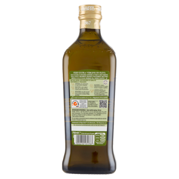 Filippo Berio Classico Olio Extra Vergine di Oliva 750 ml