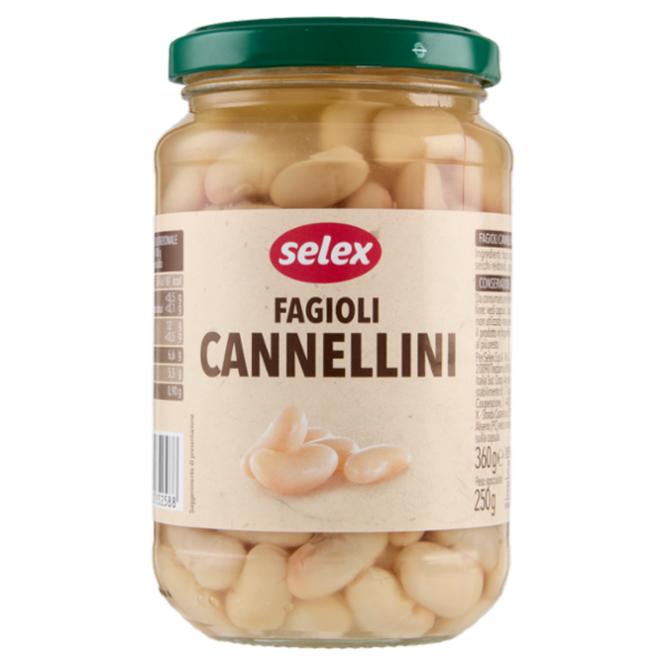 Selex Fagioli Cannellini Lessati 360 g