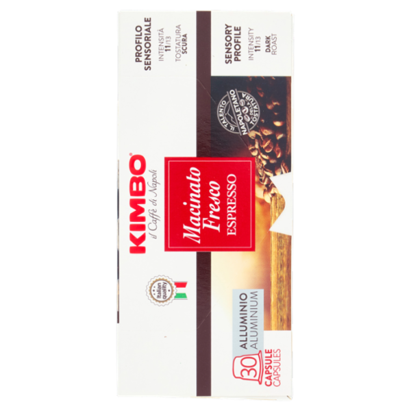 Kimbo Macinato Fresco Capsule Compatibili con Macchine Nespresso* Original 30 x 5,5 g