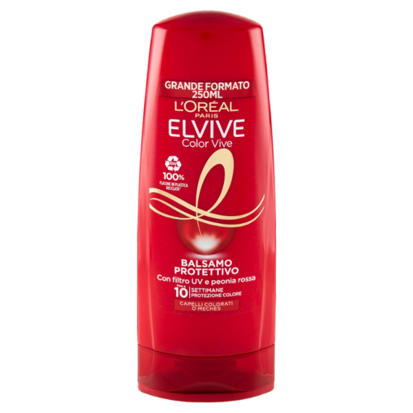 L'Oréal Paris Balsamo Elvive Color Vive, Per Capelli Colorati o con Mèches 250 ml