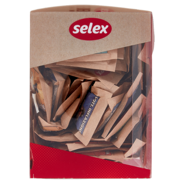 Selex Zucchero di Canna Grezzo 100 Bustine da 4 g