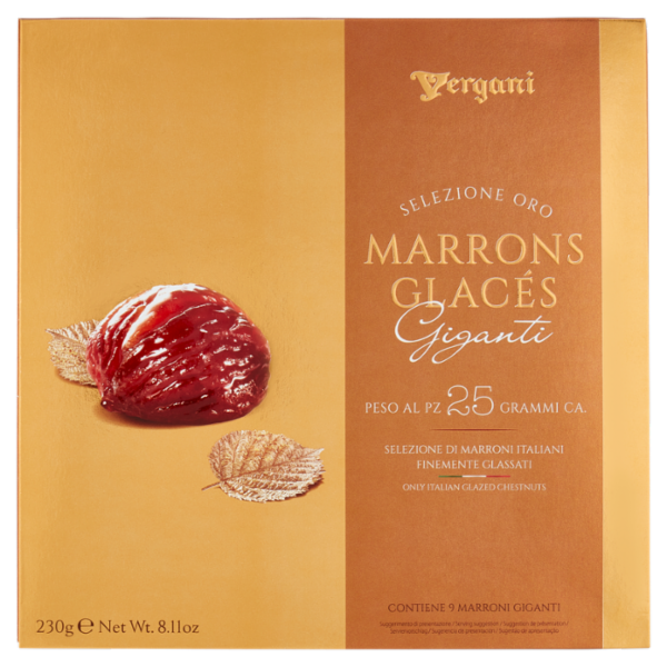 Vergani Selezione Oro Marrons Glacés Giganti 230 g
