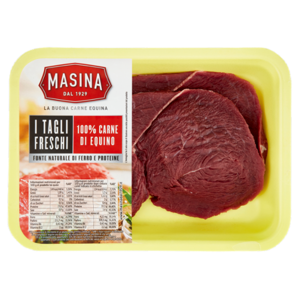 Masina I Tagli Freschi Fettine Scelte di Puledro 0,280 kg