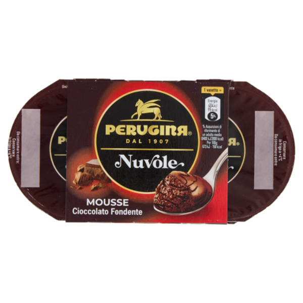 PERUGINA Nuvole Mousse Cioccolato Fondente 4x60g