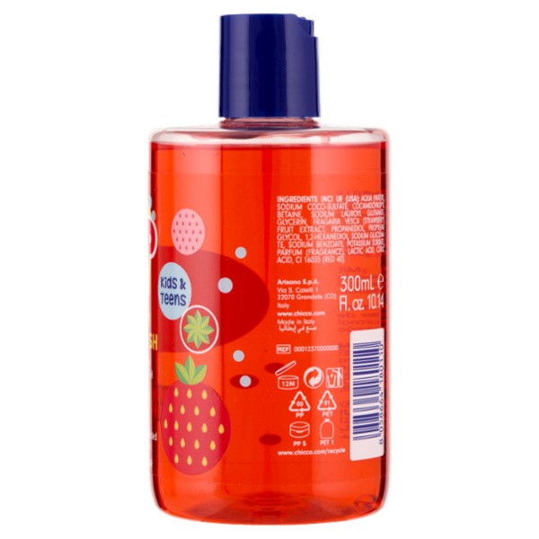 Chicco Pop Bubbly Body Wash Bagnodoccia Strawberry Candy 300 mL