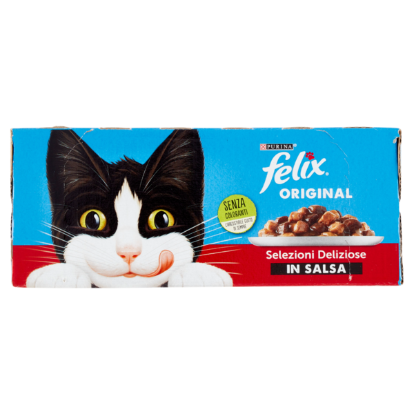 FELIX Original Selezioni Deliziose in Salsa (Coniglio, Pollo, Anatra, Tacchino) 10 x 85 g