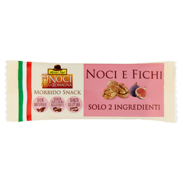 Mister Nut Noci di Romagna Morbido Snack Noci e Fichi 30 g