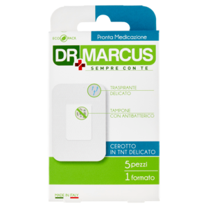 Dr Marcus Pronta Medicazione Cerotto In TNT Delicato 1 Formato 5 Pz