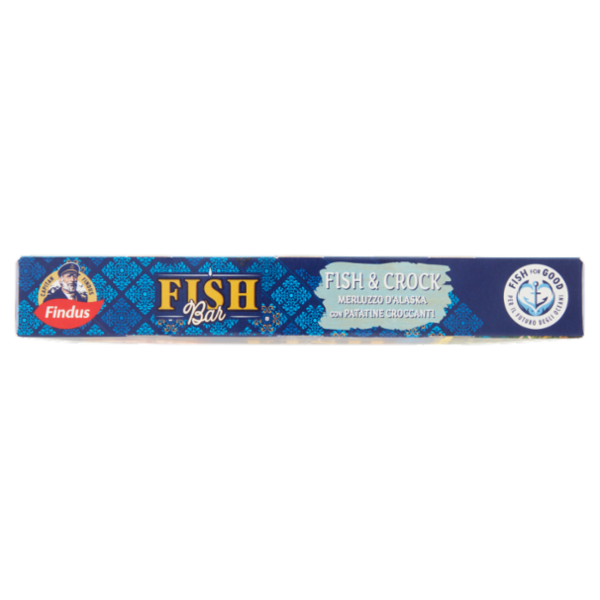Capitan Findus Fish Bar Fish & Crock Merluzzo D'Alaska con Patatine Croccanti 250 g