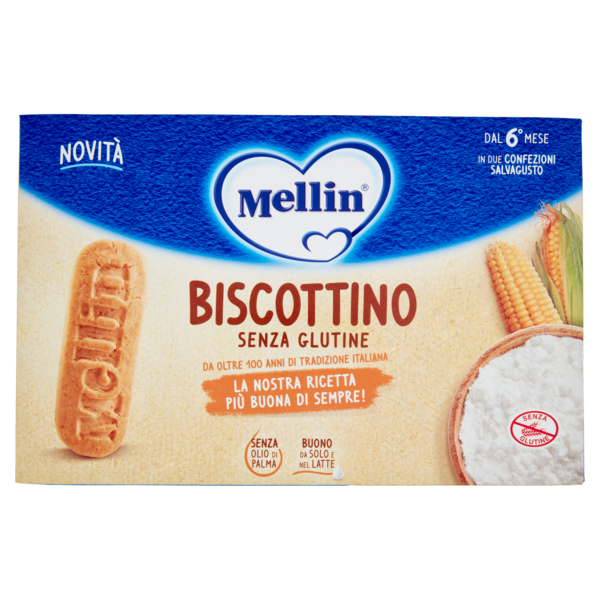 Mellin Biscottino Senza Glutine 2 x 250 g