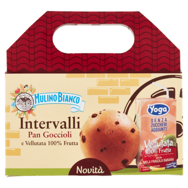 Mullno Bianco Intervalli - Kit Pan Goccioli e Vellutata Fragola Banana 172g