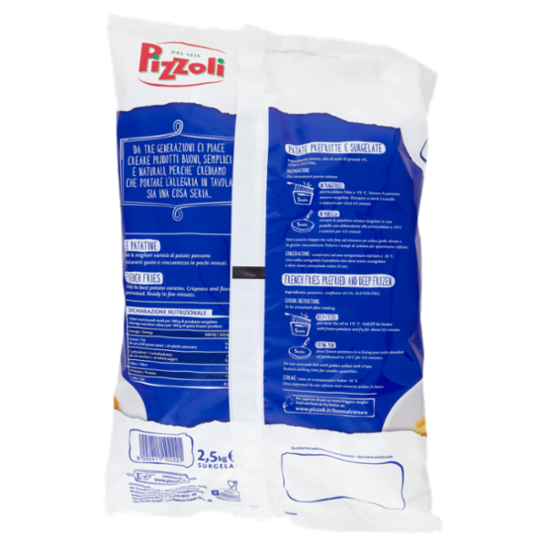 Pizzoli le Patatine Selezione Oro Surgelate 2,5 Kg