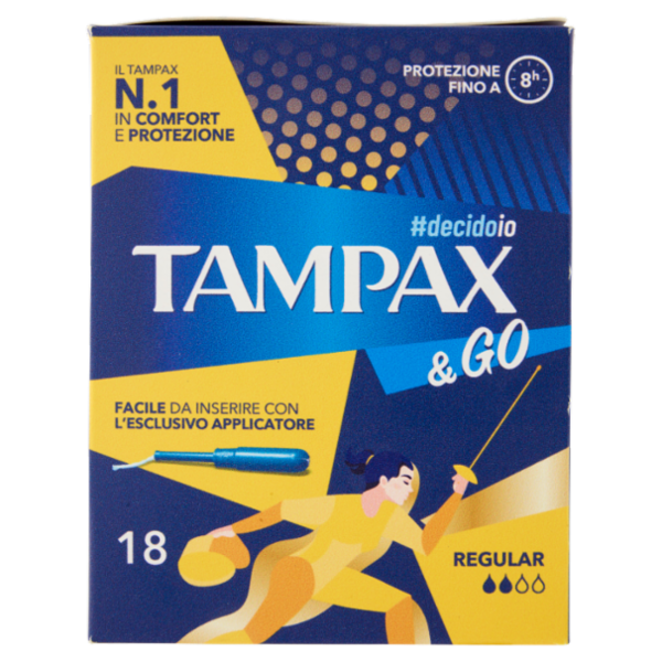 Tampax & Go Regular 18 pz