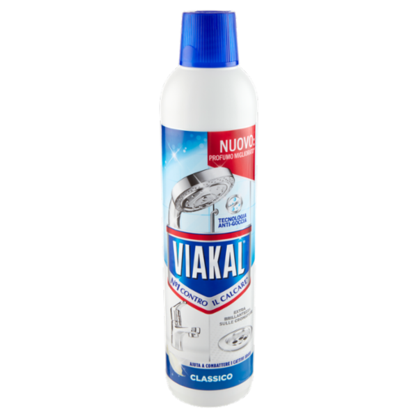 Viakal Detersivo Anticalcare Bagno e Cucina Classico Liquido 720 ml