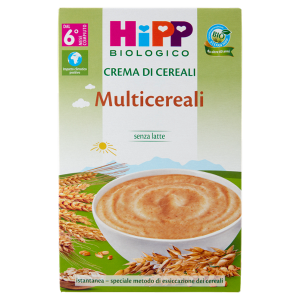 HiPP Biologico Crema di Cereali Multicereali 200 g