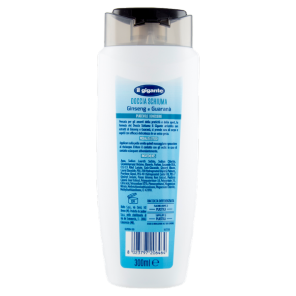 IL GIGANTE Doccia Schiuma Ginseng e Guaranà 300 ml