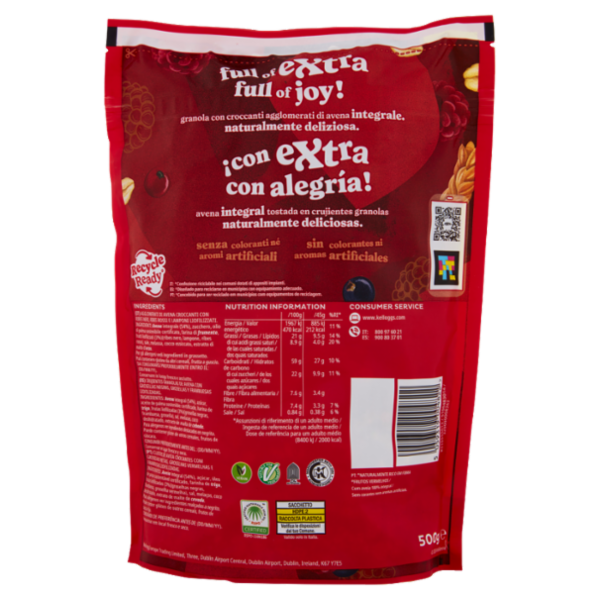 Kellogg's Extra granola frutti rossi 500 g