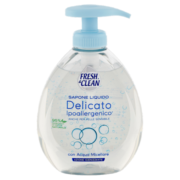 Fresh & Clean Sapone Liquido Delicato con Acqua Micellare 300 ml